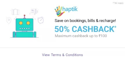 India Desire : Haptik PhonePe Offer: Flat 50% Cashback On Recharge & Bill Payment Via PhonePe Wallet